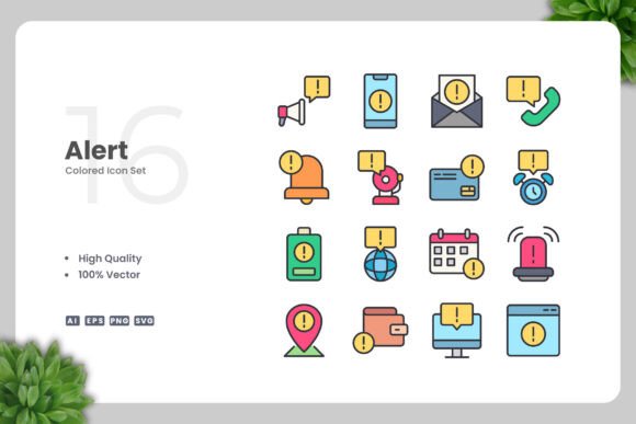 Alert Color Icons: A Versatile Graphic Asset for Modern Web and Editorial Design