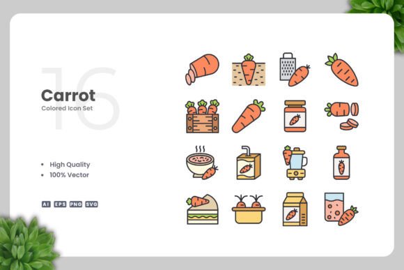 Carrot Color Icons Review for Embroidery Projects